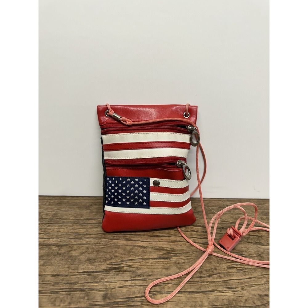 American Flag Stars and Stripes Marshal Cross Body Handbag Concealed Carry Purse